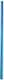Strohhalm Blau mit Bürste 1Stück