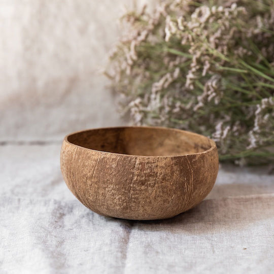 Serving Bowl Round Wooden with Diameter 12cm