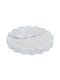 Marble White Soap Dish 12.4x1.5cm