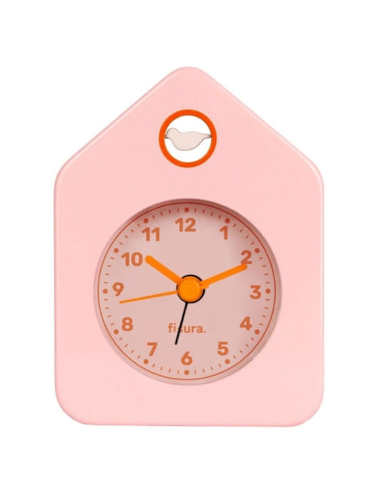 Fisura Mini House Alarm Clock Pink Caa2520518