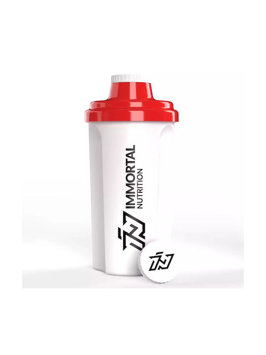 Immortal Nutrition Shaker Πρωτεΐνης 500ml Πλαστικό Λευκό