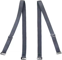 Τιράντες Σουτιέν Γκρι 2τεμ 10mm X 45cm
