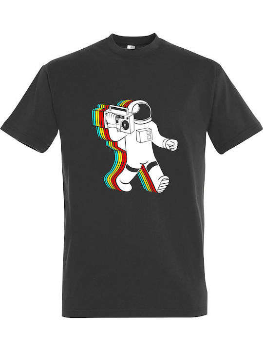 Unisex T-shirt Space DJ Dark Gray