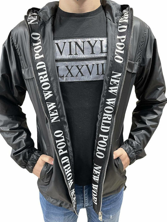 Jacke Wasserdicht und Winddicht Black