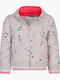 Kids Cardigan Cotton with Hood Grey