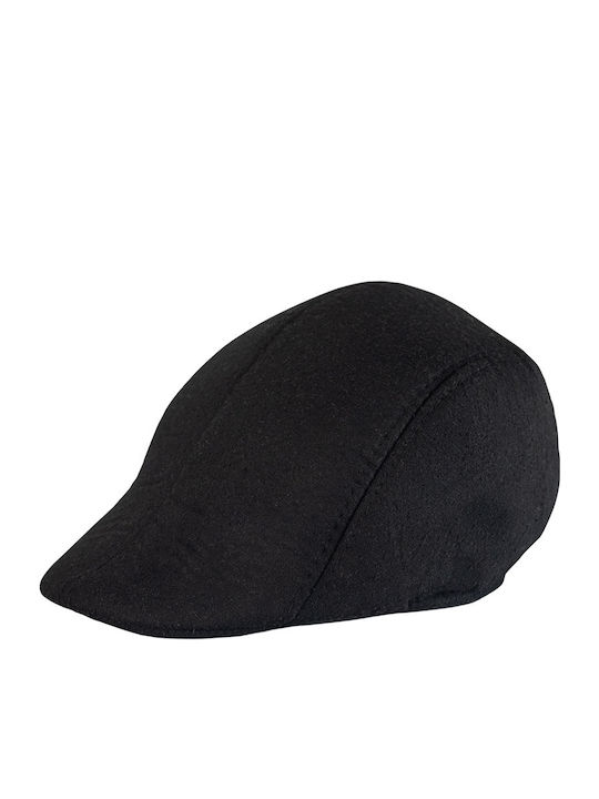 Brims and Trims Men's Flat Cap Black