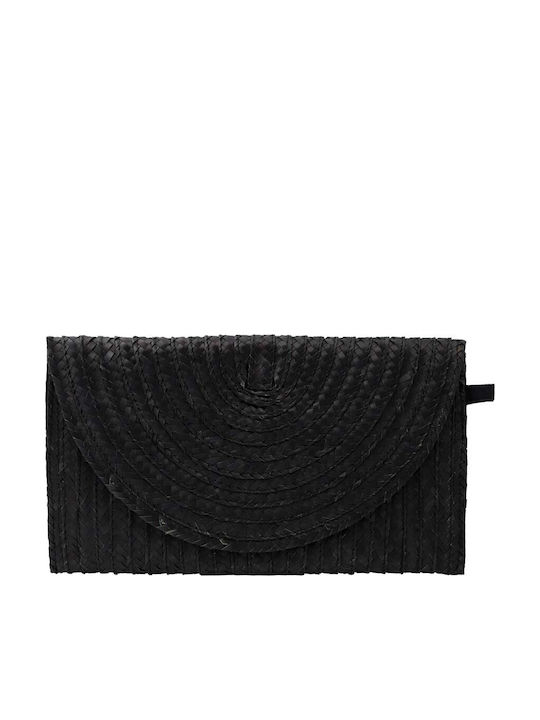 Aquablue Straw Women's Bag Handbag Black