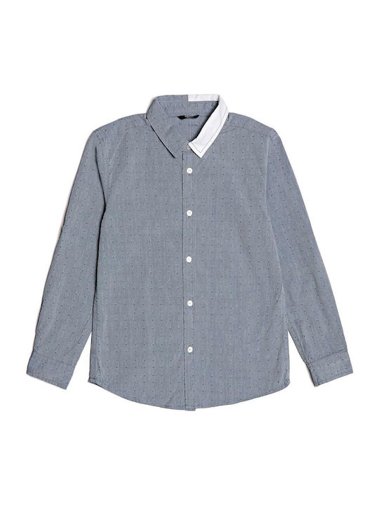 Kids Shirt Long Sleeve Dark Blue