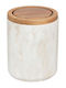 Atmosphera Ceramic Bathroom Basket 1.5lt White