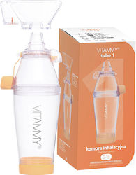 Vitammy Tube 1 Cameră de Inhalare cu Mască pentru Copii 0 18 Luni Capacitate 198 Ml Materiale de Înaltă Calitate Sigure