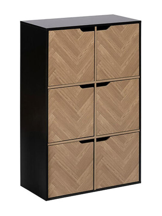 Atmosphera Floor Bathroom Shelf Wooden 67.5x32x100.5cm
