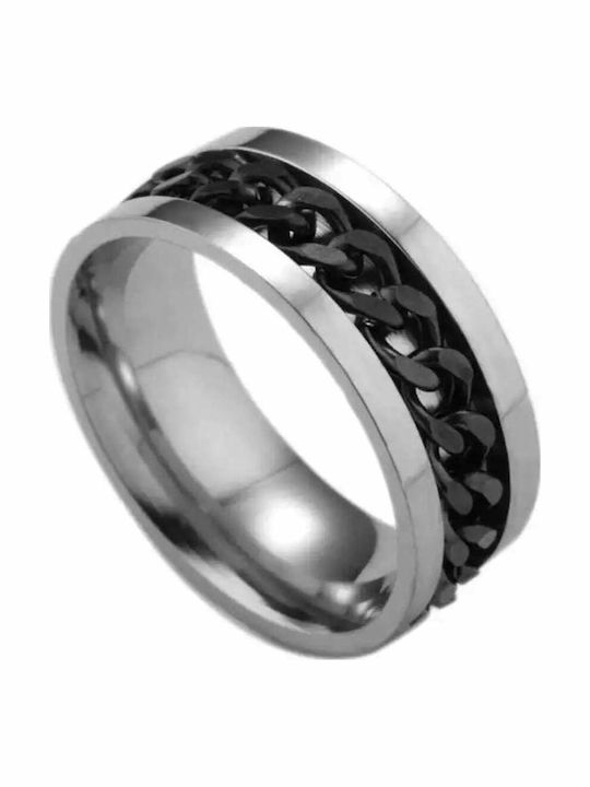 Amalfi Accessories Herren Ring aus Stahl