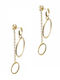 Polytimo Earrings made of Steel Gold Plated