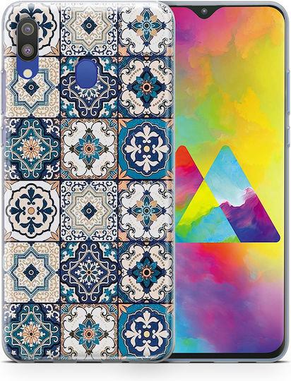 Θήκη Samsung Galaxy M20 Flexible Tpu Portuguese Tiles