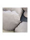 Joma Home Velutto Pillow Strap Cushion 30x30 Circle Gray