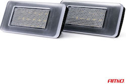 AMiO Φώτα Πινακίδας Led για Citroen C3 / DS5 / C5 Peugeot 208 / 2008 / 207 / 308 / 3008 / 508 / 5008