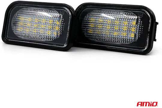 AMiO Светлини за регистрационната табела LED за Mercedes-Benz C Class Mini Кабрио Chrysler Кръстопът 1бр