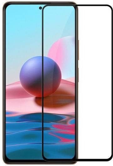 5D 0.3mm Full Glue Full Face Tempered Glass Μαύρο (Redmi Note 10 Pro)