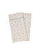 Das Home Fun Комплект Бебешки Чаршафи За Количка Памучни Бежов 70x120бр 2бр