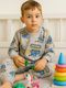 Kinder-Set mit Hose Winter 2Stück Grey, Blue