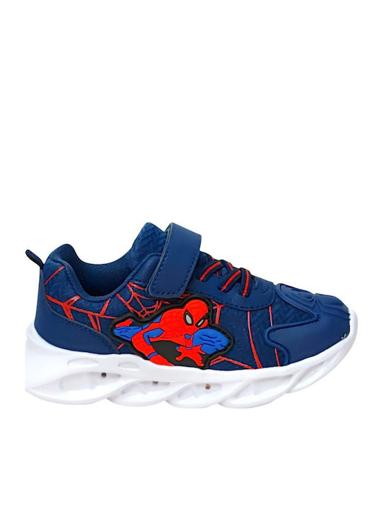 Kids Sneakers with Lights Navy Blue
