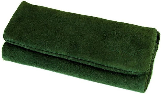 Mario Rossi 2681-08 Pungă de tutun din Piele ecologică cu Închidere Jungle Green Piele întoarsă