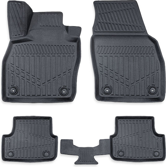 Комплект Предни и Задни Постелки Тип Скафак 4бр от Маркуч за Skoda Фабия 2022 Черни