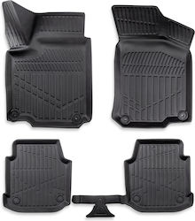 Σετ Μπροστινά και Πίσω 4τμχ για Volkswagen Golf 1997-2005 Μαύρα Σετ Μπροστινά και Πίσω 4τμχ για Volkswagen Golf 1997-2005 Μαύρα