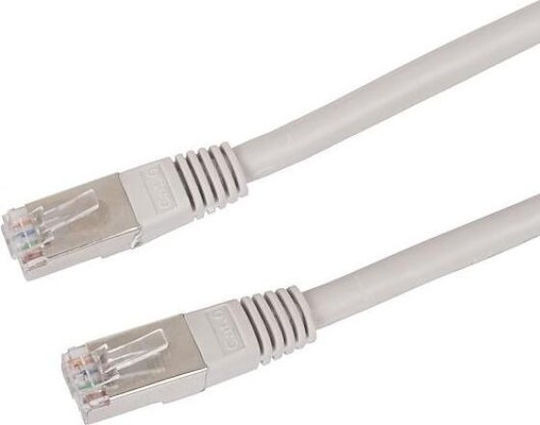 VCom S/FTP Кат.6 (Gigabit) Мрежов Кабел Ethernet 10м Сив