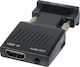 VCOM Convertor HDMI feminin în VGA feminin 1buc