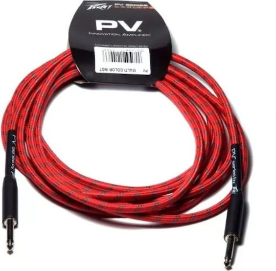 Peavey Cable 6.3mm male - 6.3mm male 3m Multicolour (00578860)