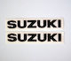 Αυτοκόλλητα Qtr Suzuki Μαύρα 16 X 2,5 Εκ 2 Τεμ