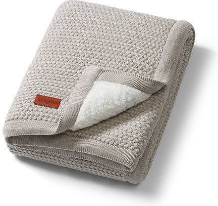 Babyono Decke Wickeltücher für Kinderzimmer Baumwolle Gray 75x100cm