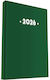 Globe Daily Diary Pvc 2026 Green 15x21 0312