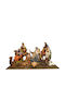 Due esse Christmas Manger Ceramic 11 Figures 20cm