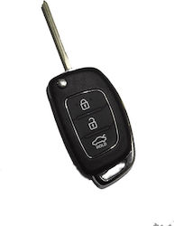 Hyundai Foldable Remote Control Shell with 3 Buttons for Hyundai