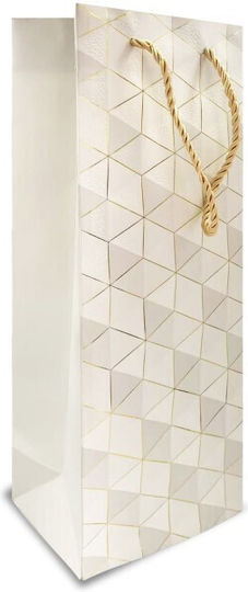 Gift Bag Paper Metallic Bottle 35x12x9cm Vc2906