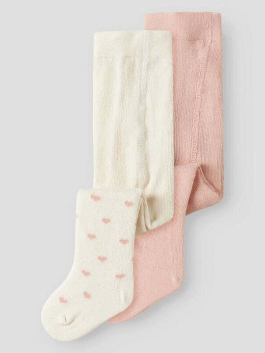 Lil' Atelier Set Kinderstrumpfhosen Cameo Rose