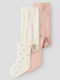 Lil' Atelier Set Kinderstrumpfhosen Cameo Rose