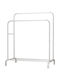 Uncle George Floor Garment Rack made of Metal White 110x55x150cm