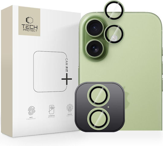 Tech-Protect Camring Fit+ Protecție Cameră Film adeziv Green pentru iPhone 17