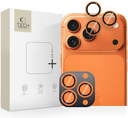 Tech-Protect Camring Fit+ Kameraschutz Membrane Orange für das iPhone 14 Pro, 14 Pro Max, 15 Pro, 15 Pro Max, 16 Pro, 16 Pro Max, 17 Pro, 17 Pro Max