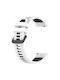 Δίχρωμο Λουράκι Ρολογιού Σιλικόνης Garmin Forerunner Sq2 20mm Λευκό+μαύρο