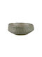 Kutahya Porselen Serving Bowl Round Gray with Diameter 17cm