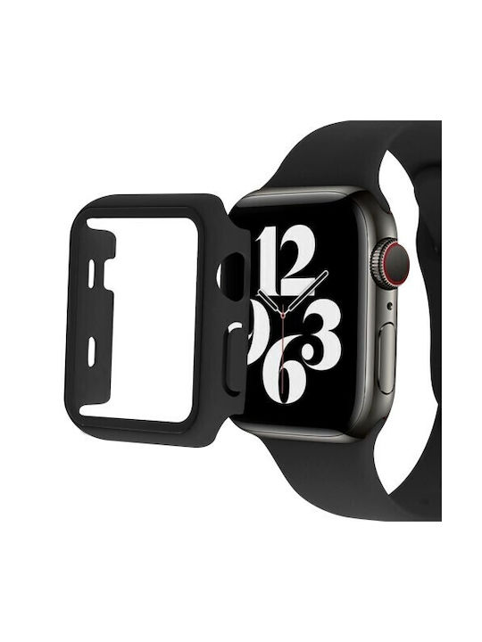 Integrated Plastic Case in Black color for Apple Watch Series 7