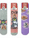 Disney Kids' Socks Tom + & Jerry Gray 3 Pairs