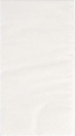 Xαρτοπετσέτες Guest White Pearl 10.8x19.8cm Caspari 15 Tεμάχια