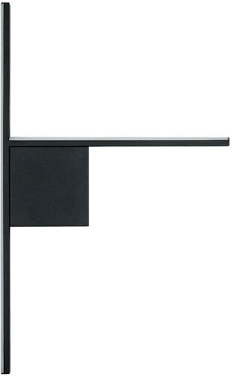 Zambelis Lights Lamp Wall with Integrated LED and Warm White Light Black 35x55.4cm