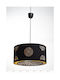 Gallis Louis Pendant Light Black with Socket E27 30x32x19cm