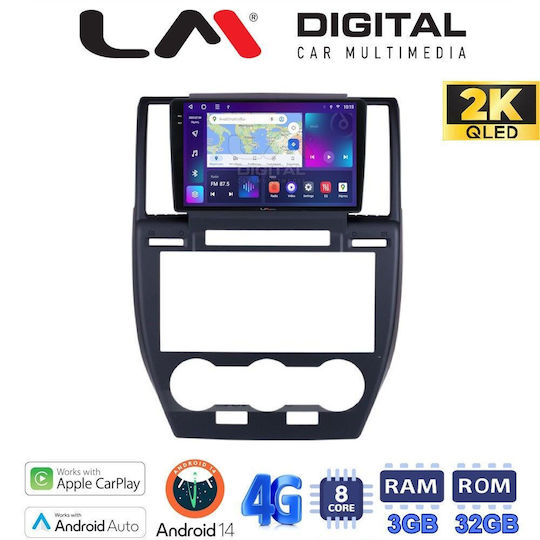 LM Digital Ηχοσύστημα Αυτοκινήτου για Land Rover Freelander 2007 > 2013 (Bluetooth/USB/WiFi/GPS/Apple-Carplay/Android-Auto)